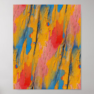 Farbige Spritzfarbe Poster