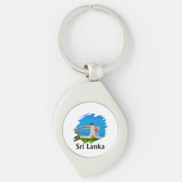Farbige Sri Lankische Schlüsselanhänger
