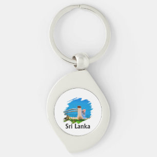 Farbige Sri Lankische Schlüsselanhänger