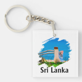 Farbige Sri Lankische Schlüsselanhänger