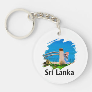 Farbige Sri Lankische Schlüsselanhänger