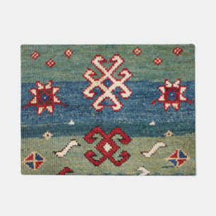 Farbige Stahlblau hellgrün Fußmatte