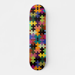 Farbige Stechmuster-Skateboard Skateboard