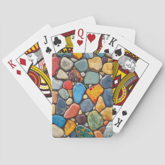 Farbige Steine Spielkarten