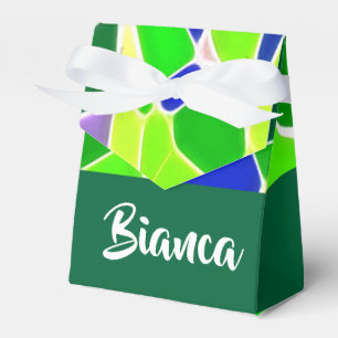 Farbige Steinformen Geschenkschachtel