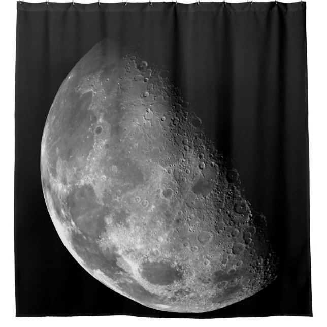 Farbige Sterne Duschvorhang (Vorderseite)