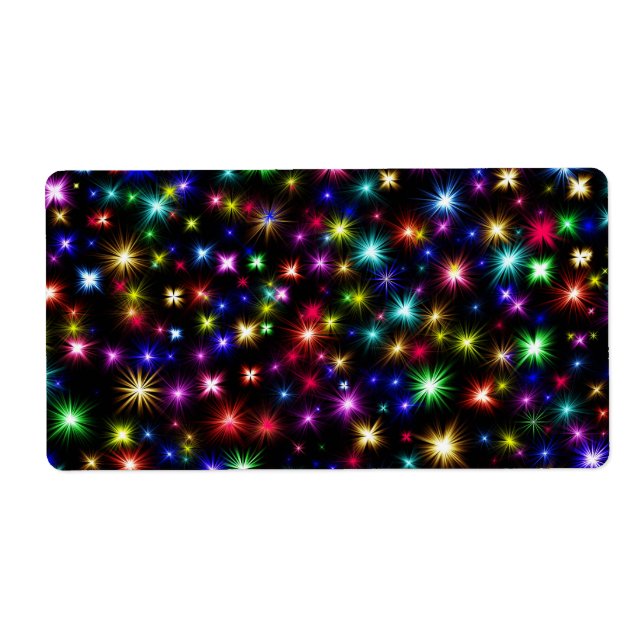 Farbige Sterne Feuerwerke Design-27317 (Vorne)