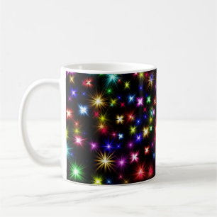 Farbige Sterne Feuerwerke Design-27317 Kaffeetasse