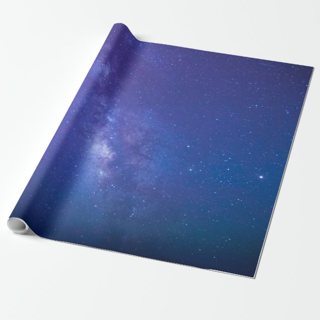 Farbige Sterne Geschenkpapier (Ungerollt)