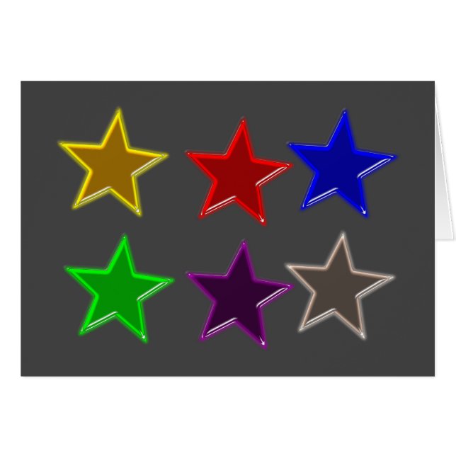 Farbige Sterntasten (Vorderseite (Horizontal))