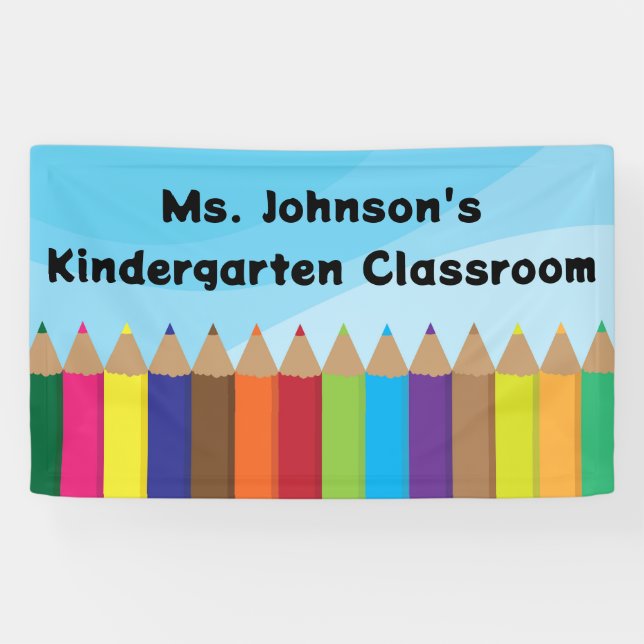 Farbige Stifte Banner (Horizontal)