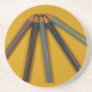 Farbige Stifte Getränkeuntersetzer