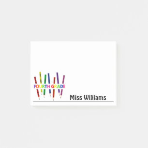 Farbige Stifte - Hinweise für Lehrer der vierten K Post-it Klebezettel