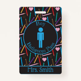 Farbige Stifte Junge Bäder Pass Abzeichen Ausweis