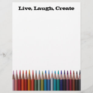 Farbige Stifte Letterhead