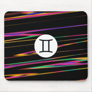 Farbige Stränge - Gemini Mousepad