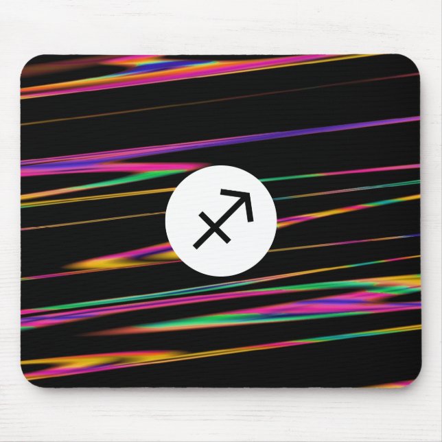 Farbige Stränge - Schütze Mousepad (Vorne)