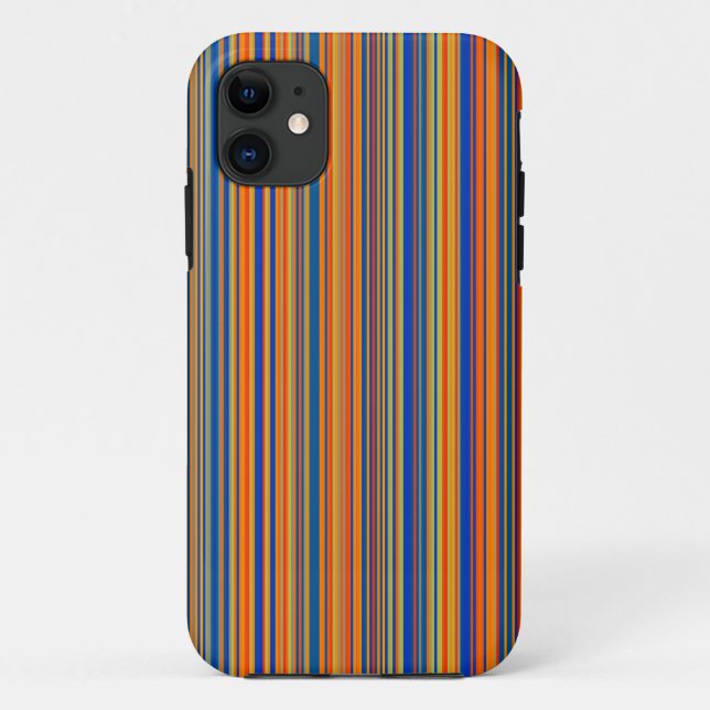 Farbige Streifen 03 Case-Mate iPhone Hülle (Rückseite)