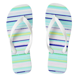 Farbige Streifen abstrakt Flip Flops