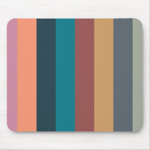 Farbige Streifen farbenfroh Pastell 001 Mousepad