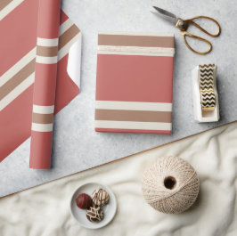 Farbige Streifen Geschenkpapier