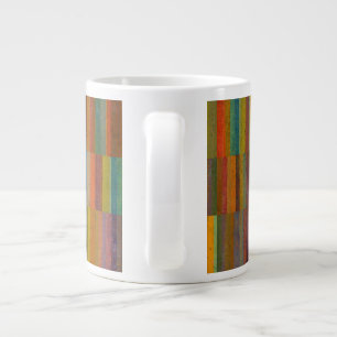 Farbige Streifen Jumbo-Tasse