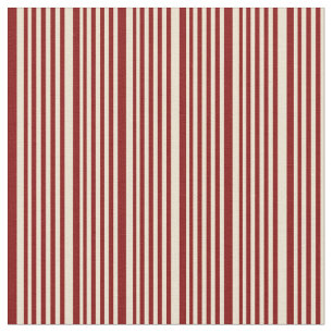 Farbige Streifen/Linien-Muster in Beige und Maroon Stoff