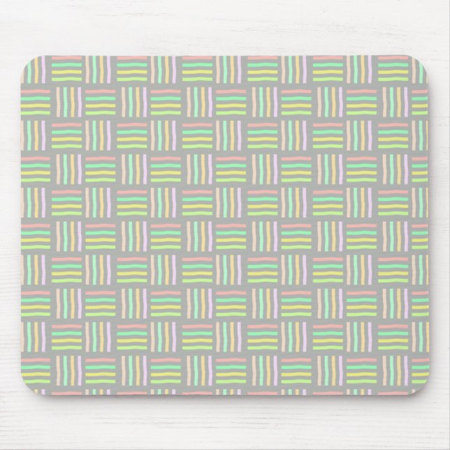 Farbige Streifen Mousepad (Vorne)