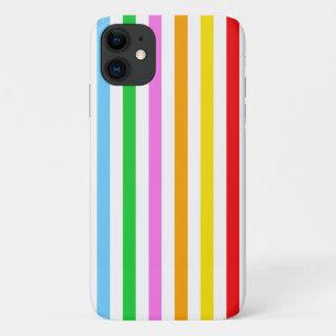 Farbige Streifen, Regenbogenstreifen, Streifenmust Case-Mate iPhone Hülle