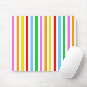 Farbige Streifen, Regenbogenstreifen, Streifenmust Mousepad