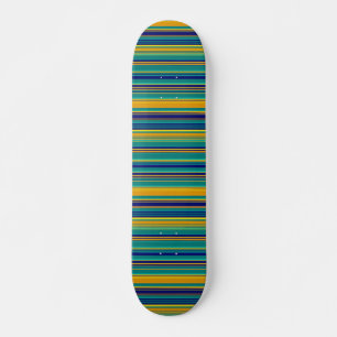 Farbige Streifen Skateboard