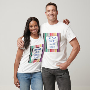 Farbige Streifen T-Shirt