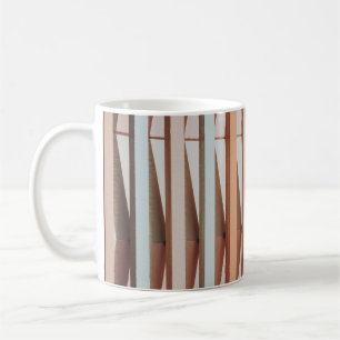 FARBIGE STREIFEN UND SCHATTEN KAFFEETASSE
