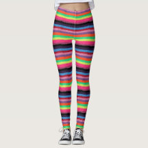 Farbige Strickleggins