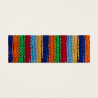 Farbige Strickstreifen