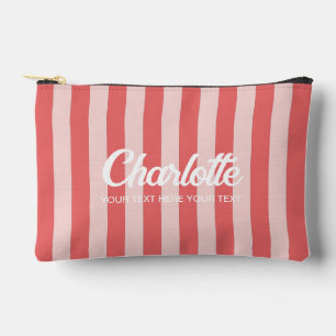 Farbige Stylische Helle Farbe Minimalist Streifen Zubehörtasche