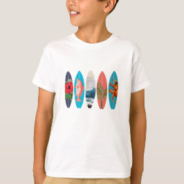 Farbige Surfbretter T-Shirt