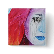 Farbige Surreale Regenbogen Frauen Porträt Kunst