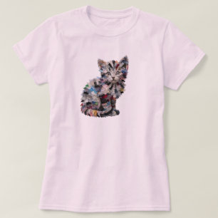 Farbige süße Katze sucht ein Zuhause T-Shirt