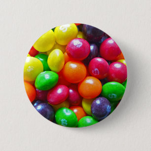 Farbige Süßigkeiten Button