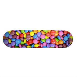 Farbige Süßigkeiten Skateboard