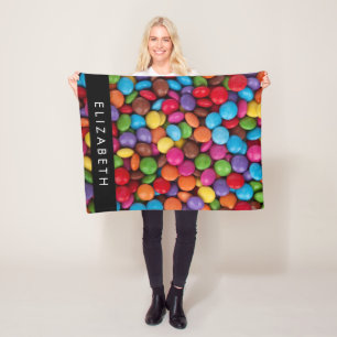 Farbige Süßigkeiten, Süßigkeiten, Süßigkeiten, Ihr Fleecedecke