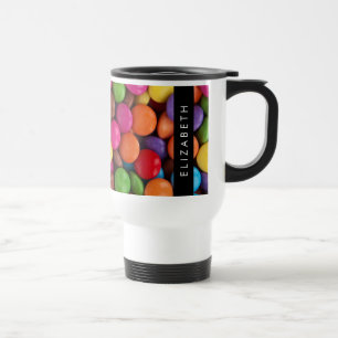 Farbige Süßigkeiten, Süßigkeiten, Süßigkeiten, Ihr Reisebecher