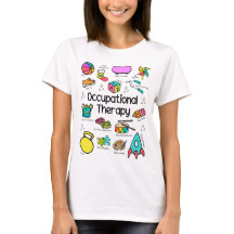Farbige T-Shirt für Pädiatrische Ergotherapie