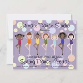 Farbige Tanz-Einladung Einladung