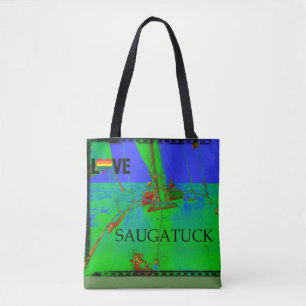 Farbige Tasche Saugatuck Michigan Sailing Rainbow