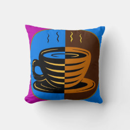 Farbige Tasse Kissen