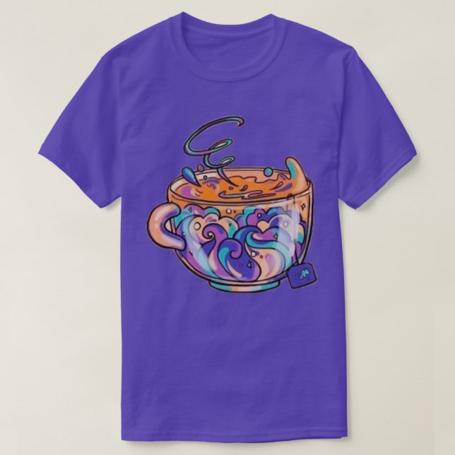 Farbige Tasse Tee (Design vorne)