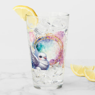 Farbige Taube Glas
