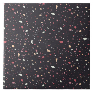 Farbige Terrazzo-Keramik Fliese